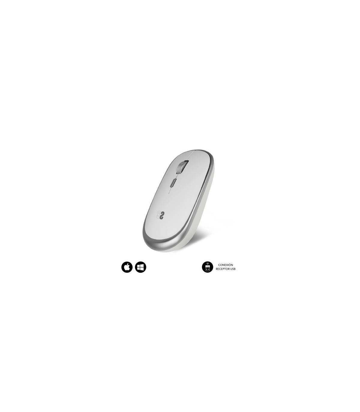RATN PTICO INALMBRICO WIRELESS MINI MOUSE SILVER