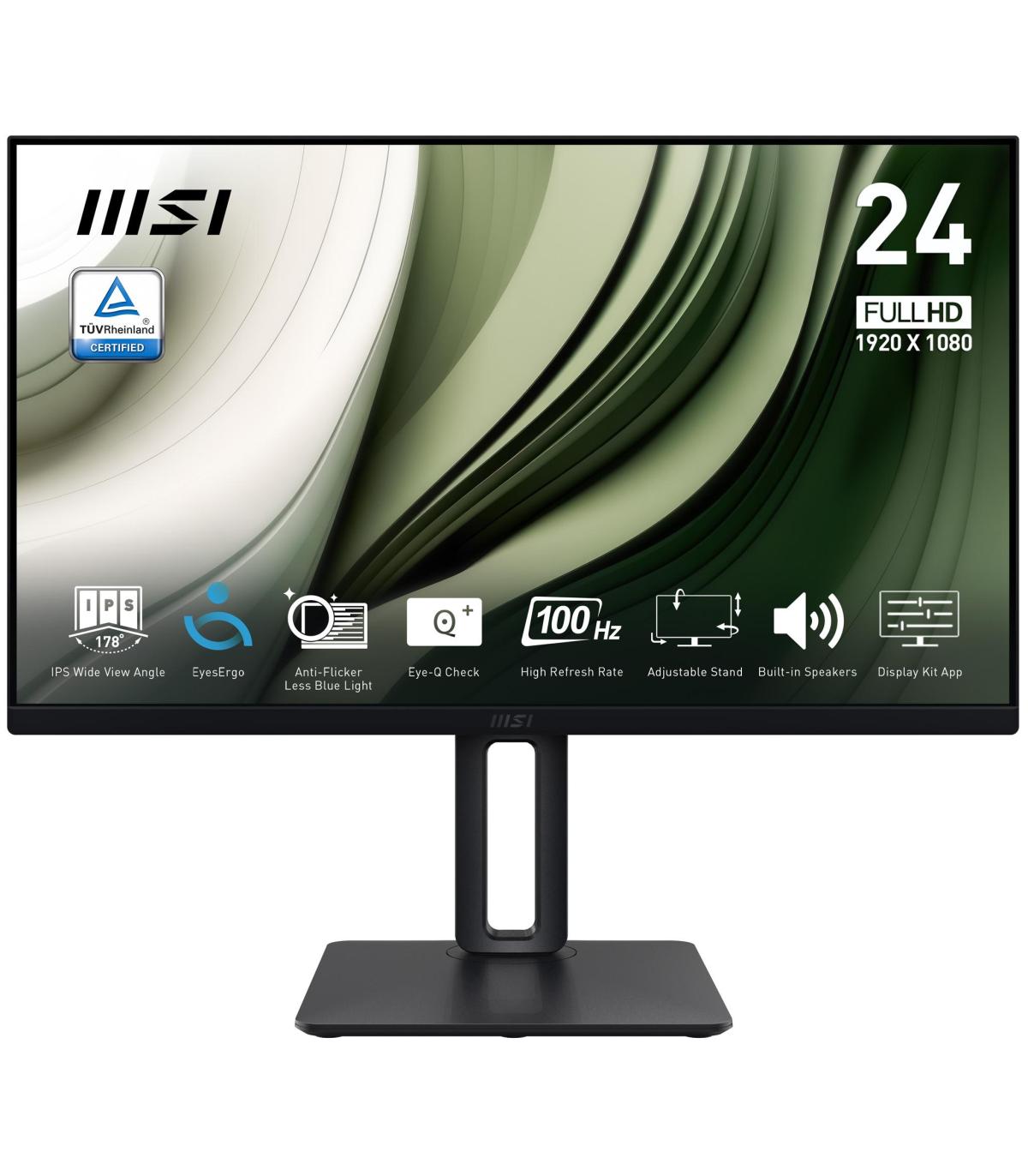 MSI Pro MP245PG Pantalla Para PC 60,5 Cm (23.8") 1920 X 1080 Pixeles Full HD LCD Negro