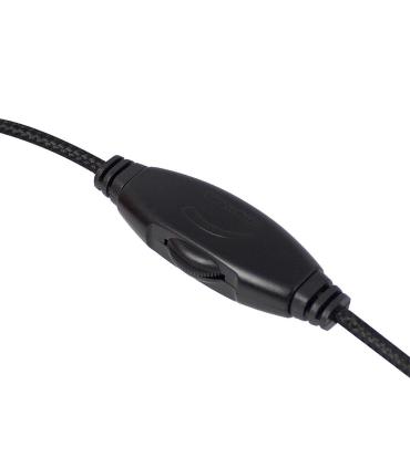 AURICULARES EWENT CHAT EW3567 NEGRO MICROFONO ALAMBRICO JACK 3.5 MM