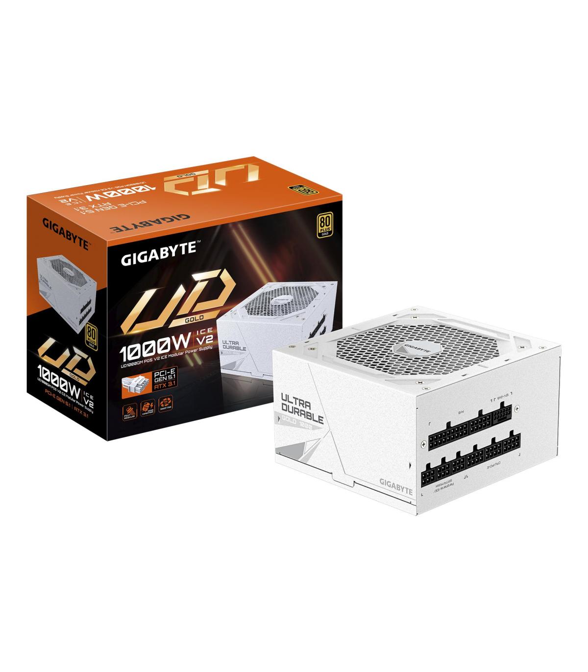 FUENTE ALIMENTACION GIGABYTE GP-UD1000GM PG5 ICE 1000W 80+ GOLD