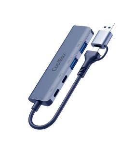 Coolbox HUB4 Lite USB-C A 4 Puertos Aluminio