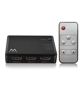 EWENT EW3730 Switch HDMI 4K 3x1con Mando Distancia