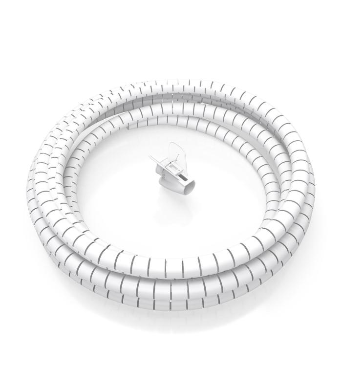 ORGANIZADOR CABLE AISENS EN ESPIRAL 25MM BLANCO 1.0M
