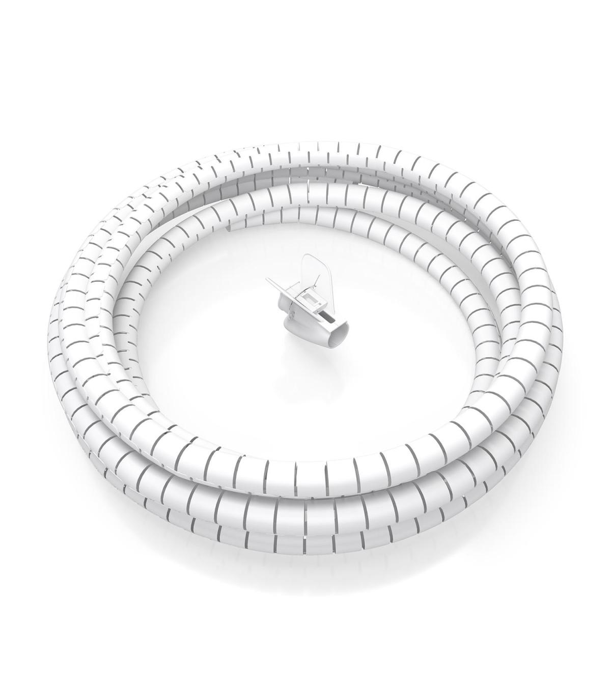 ORGANIZADOR CABLE AISENS EN ESPIRAL 25MM BLANCO 1.0M