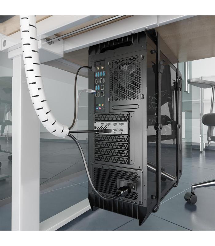 ORGANIZADOR CABLE AISENS EN ESPIRAL 25MM BLANCO 1.0M