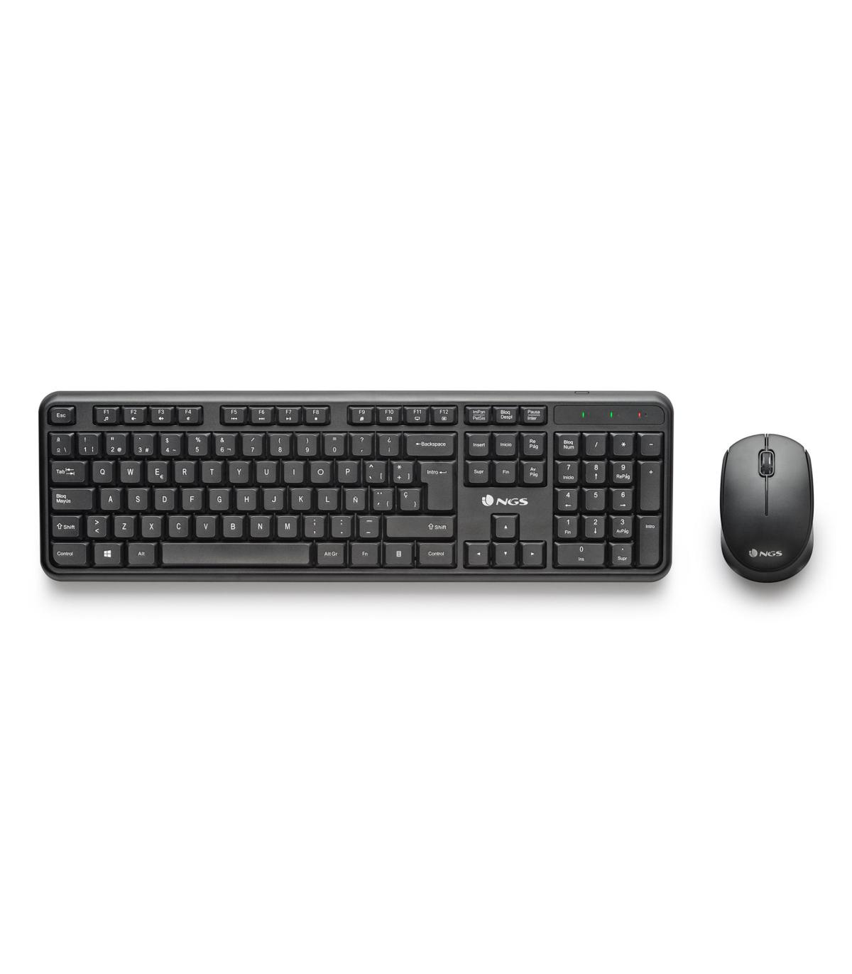 NGS Kit Teclado+ratn Inalmbrico 12 Teclas Multim