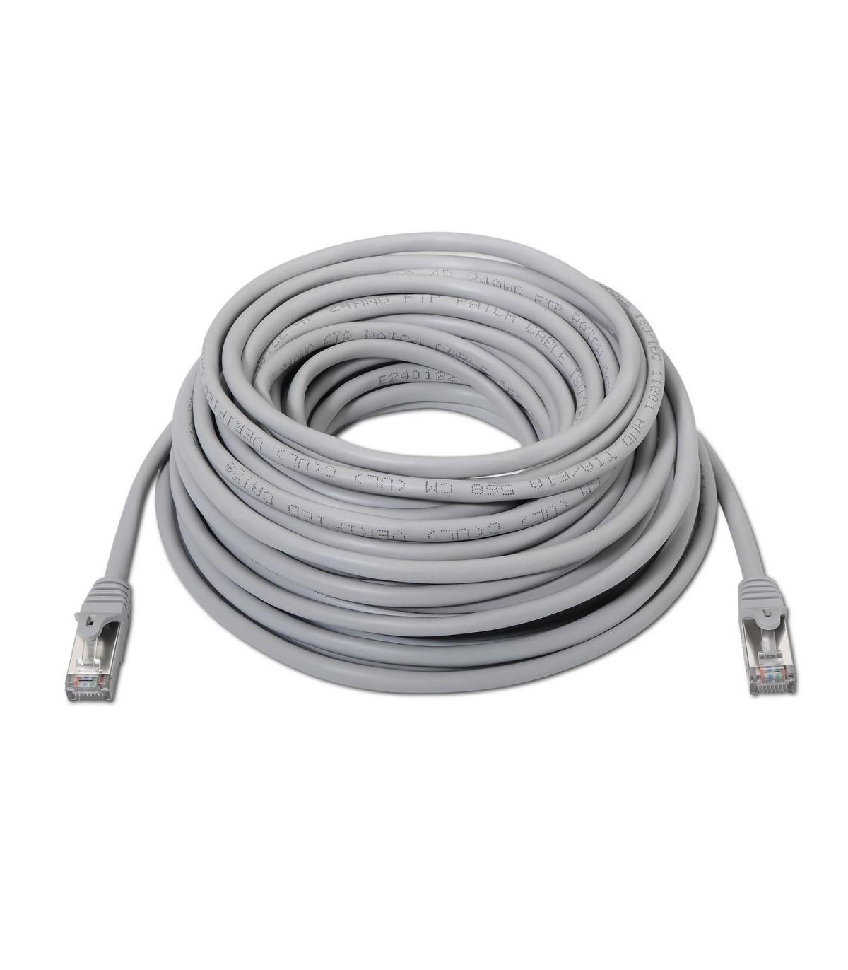 CABLE RED LATIGUILLO RJ45 CAT.6 FTP AWG24 GRIS 15M AISENS A136-0279
