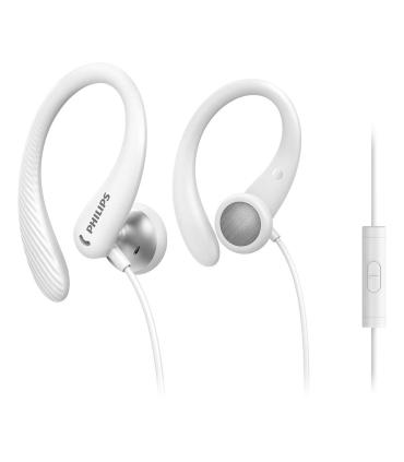 Auriculares Deportivos Philips TAA1105WT  Con Micrfono  Jack 3.5  Blancos