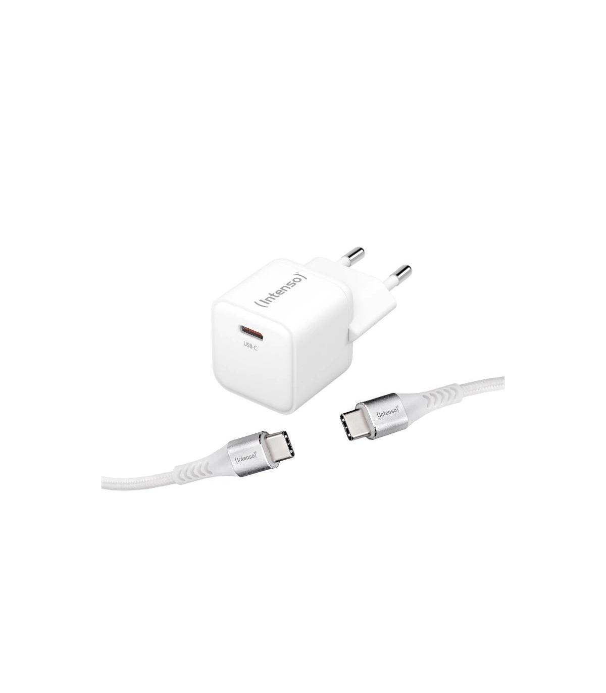 Intenso | KIT Cargador GaN W30C + Cable USB-C