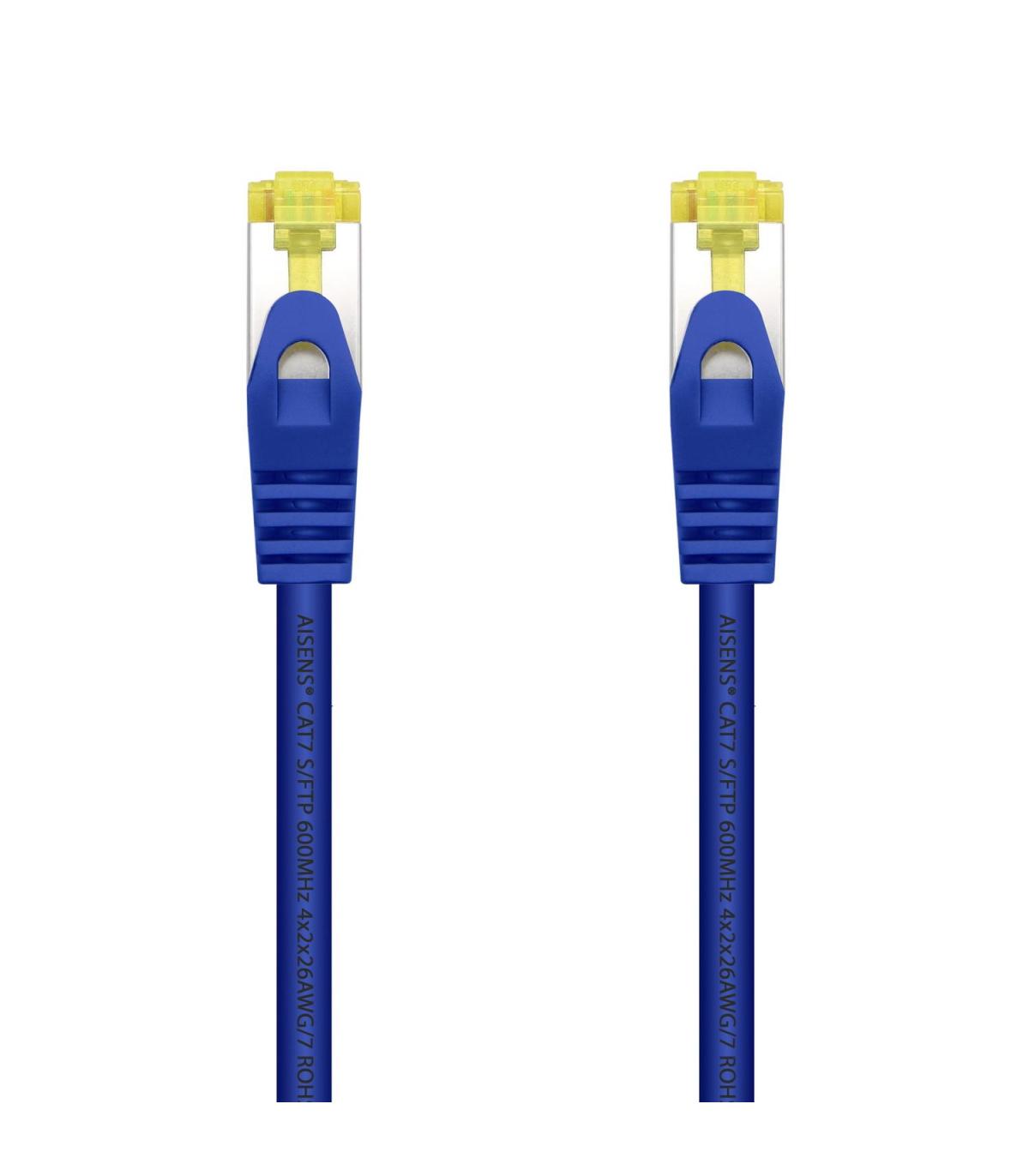 CABLE RED AISENS LATIGUILLO RJ45 LSZH CAT.7 SFTP PIMF 1.0M AZUL