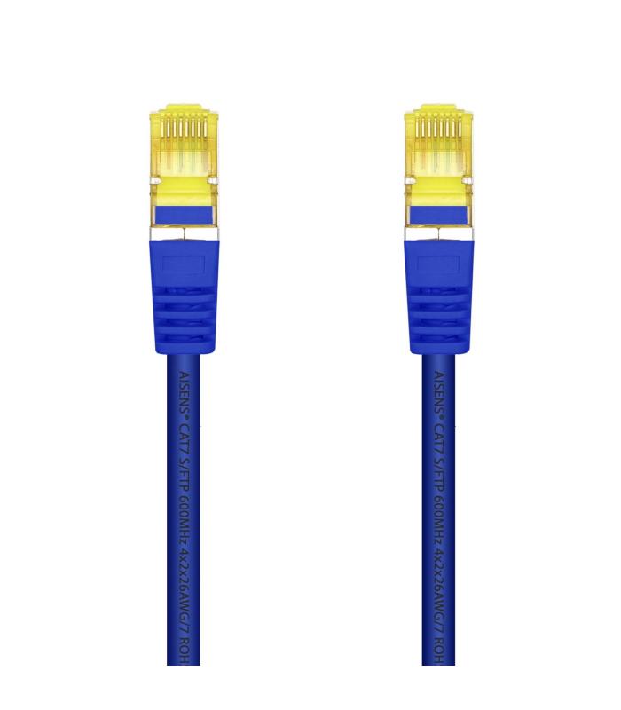 CABLE RED AISENS LATIGUILLO RJ45 LSZH CAT.7 SFTP PIMF 1.0M AZUL