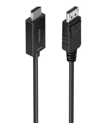 CABLE CONVERSOR AISENS DISPLAYPORT M A HDMI M 4K@60HZ NEGRO 2.0M
