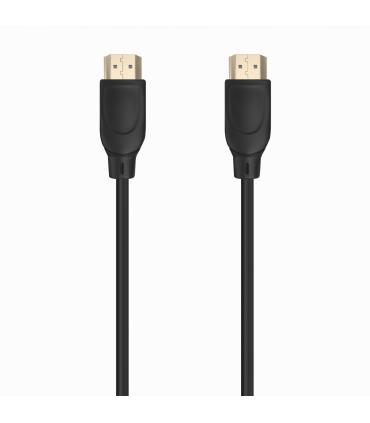 CABLE HDMI V2.0 PREMIUM ALTA VELOCIDAD 4K60HZ AM-AM NEGRO 1.0M AISENS A120-0722