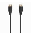 CABLE HDMI V2.0 PREMIUM ALTA VELOCIDAD 4K60HZ AM-AM NEGRO 1.0M AISENS A120-0722