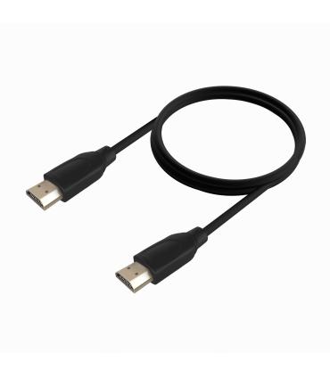 CABLE HDMI V2.0 PREMIUM ALTA VELOCIDAD 4K60HZ AM-AM NEGRO 1.0M AISENS A120-0722