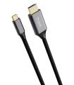 Cable Conversor HDMI 4K Trust CALYX/ USB Tipo-C Macho - HDMI Macho/ 2m/ Gris