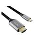 Cable Conversor HDMI 4K Trust CALYX  USB Tipo-C Macho - HDMI Macho  2m  Gris