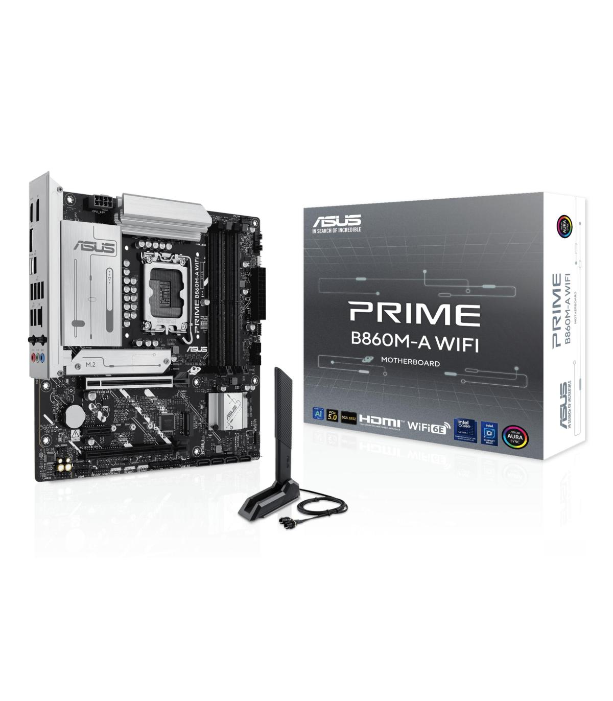 ASUS PRIME B860M-A WIFI Intel B860 LGA 1851 (Socket V1) Micro ATX