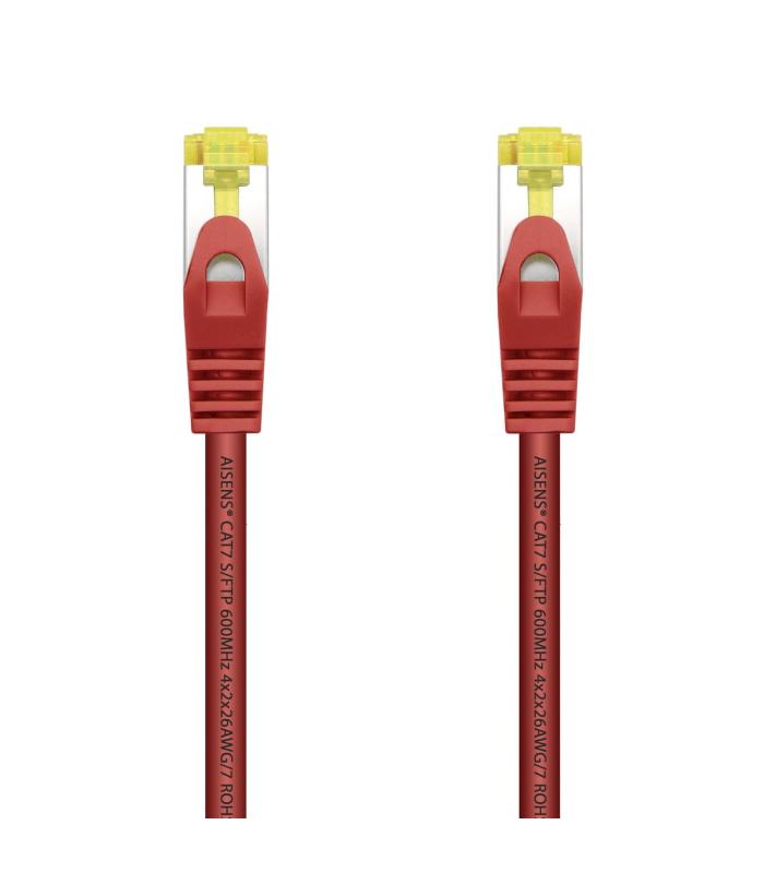 CABLE RED LATIGUILLO RJ45 LSZH CAT.7 SFTP AWG26 ROJO 2.0M AISENS A146-0471