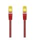 CABLE RED LATIGUILLO RJ45 LSZH CAT.7 SFTP AWG26 ROJO 2.0M AISENS A146-0471