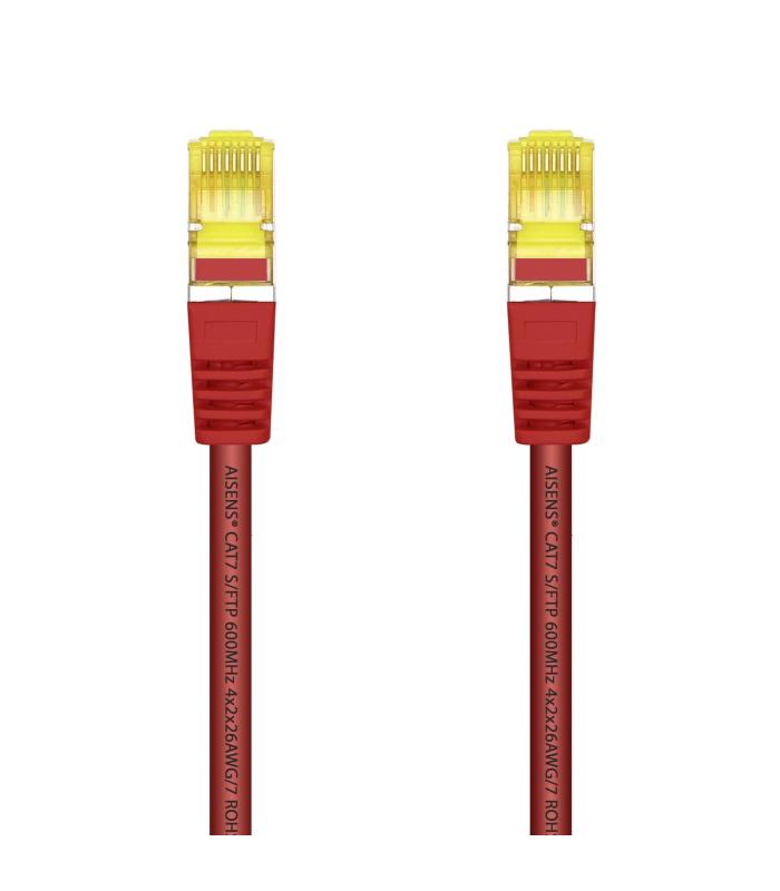 CABLE RED LATIGUILLO RJ45 LSZH CAT.7 SFTP AWG26 ROJO 2.0M AISENS A146-0471