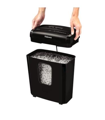 Destructora Fellowes 6M  Minicorte De 4 X 12mm  Negra