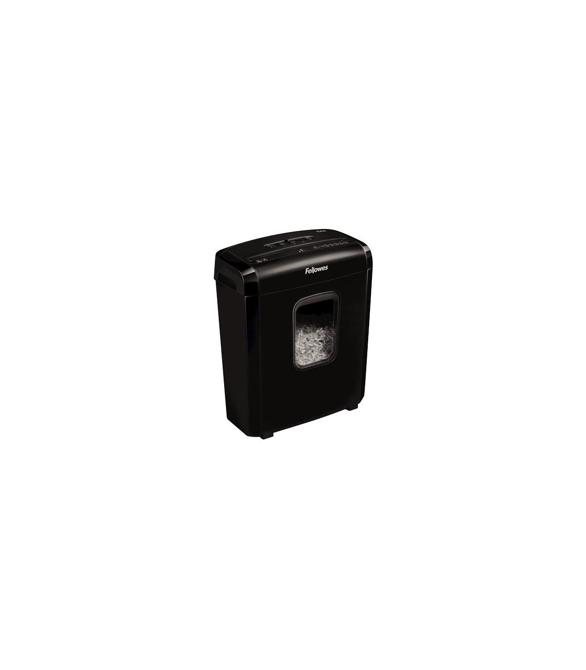 Destructora Fellowes 6M  Minicorte De 4 X 12mm  Negra