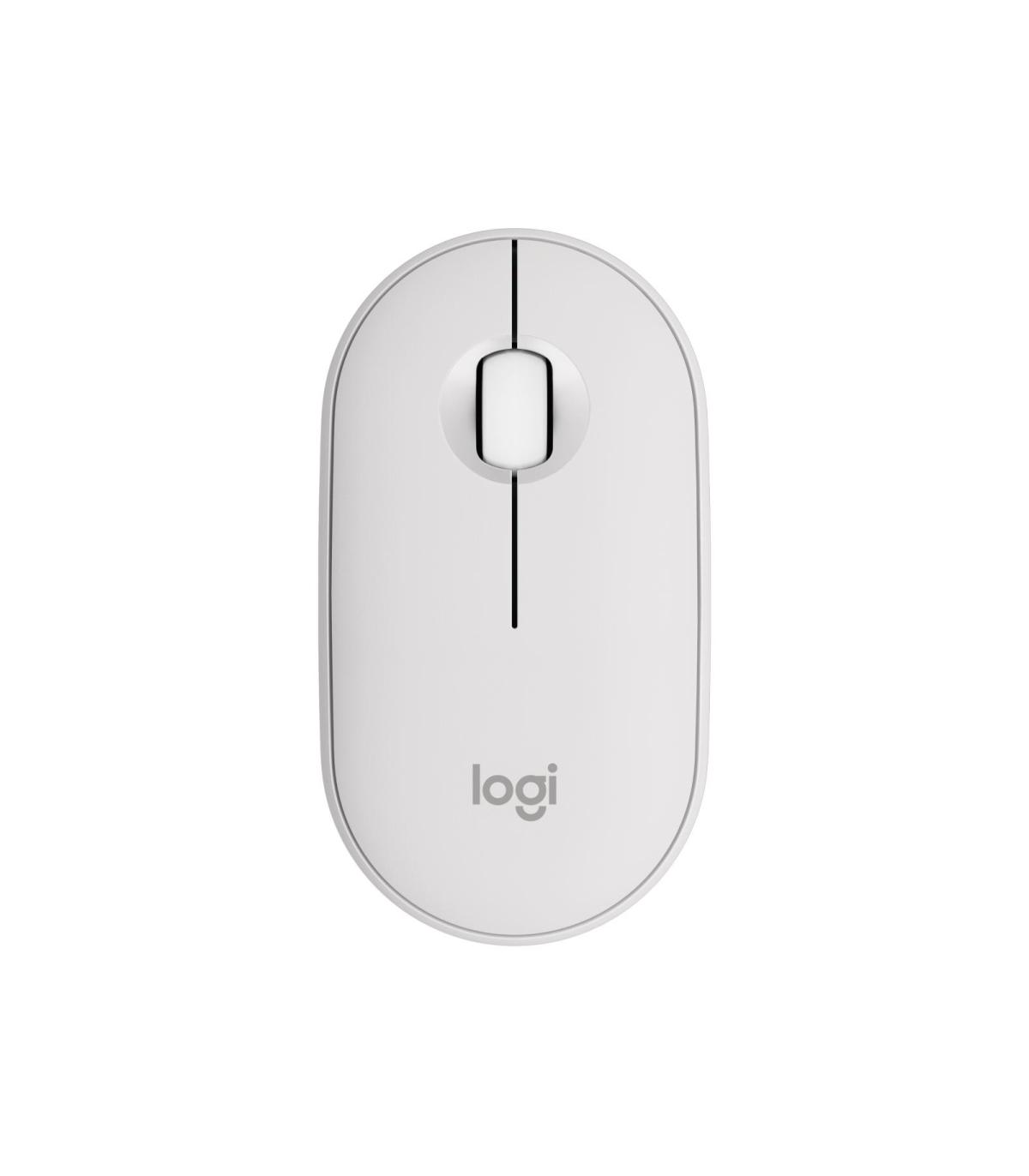 Ratn Inalmbrico Logitech Pebble 2 M350S  Hasta 1000 DPI  Blanco