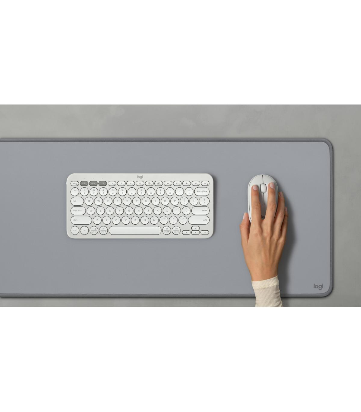 Ratn Inalmbrico Logitech Pebble 2 M350S  Hasta 1000 DPI  Blanco