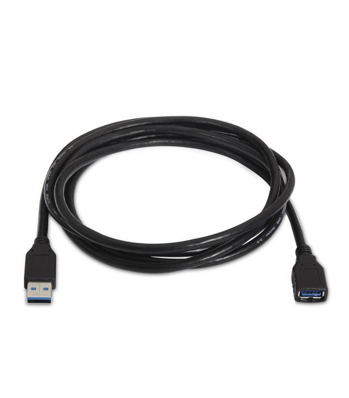 CABLE USB 3.0 AISENS TIPO A M-A H NEGRO 1.0M