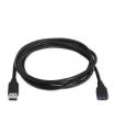 CABLE USB 3.0 AISENS TIPO A M-A H NEGRO 1.0M