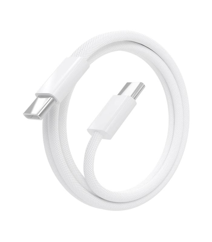 CABLE AISENS USB 2.0 3A 60W APPLE USB-C M-USB-C M BLANCO 1.0M