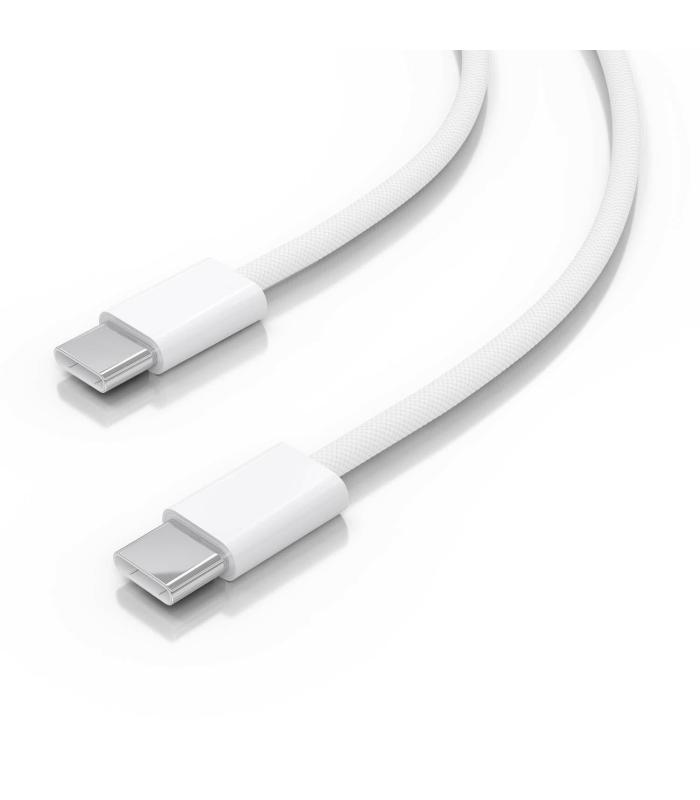 CABLE AISENS USB 2.0 3A 60W APPLE USB-C M-USB-C M BLANCO 1.0M