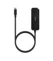HUB AISENS USB 3.1 USB-C USB-C M-4XTIPO A H NEGRO 60CM