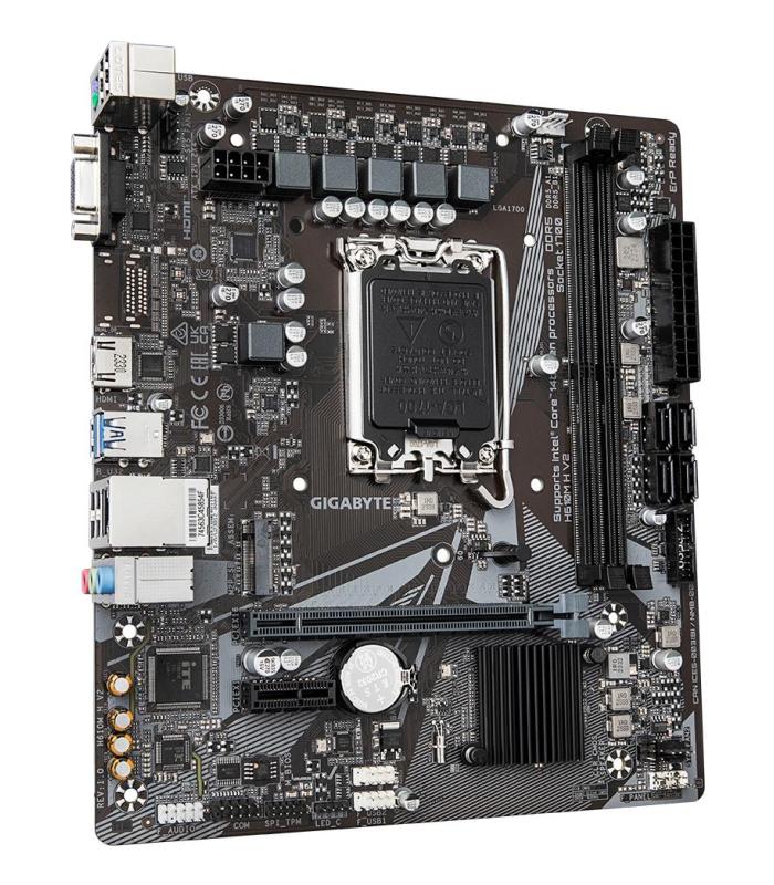 Placa Base Gigabyte H610M H V2 Socket 1700  Micro ATX