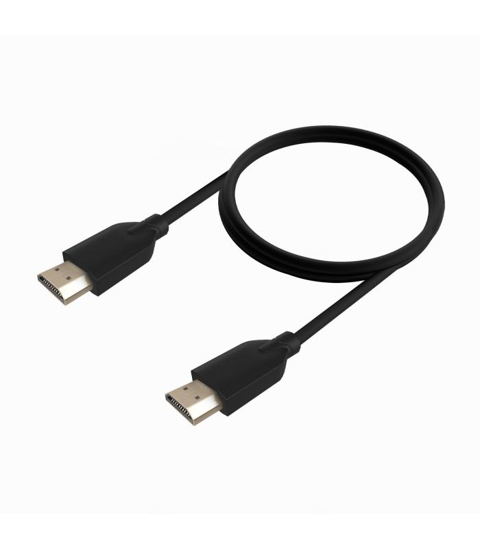 CABLE HDMI V2.0 CCS PREMIUM ALTA VELO 4K60HZ AM-AM NEGRO 1.0M AISENS A120-0729