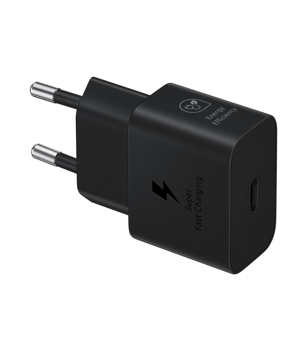 CARGADOR SAMSUNG USB-C 25W GAN BLACK SIN CABLE