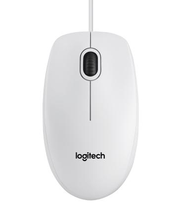 RATON LOGITECH B100 BLANCO USB