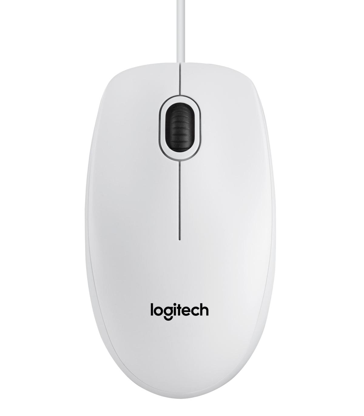 RATON LOGITECH B100 BLANCO USB