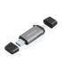 LECTOR TARJETAS AISENS SD MICRO SD MMC RS-MMC MMC MICRO USBA USBC GRIS