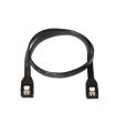 CABLE SATA III DATOS 6G CON ANCLAJES NEGRO 0.5M AISENS A130-0157