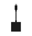 Conversor Aisens A109-0345  USB Tipo-C Macho - DisplayPort Hembra  15cm  Negro