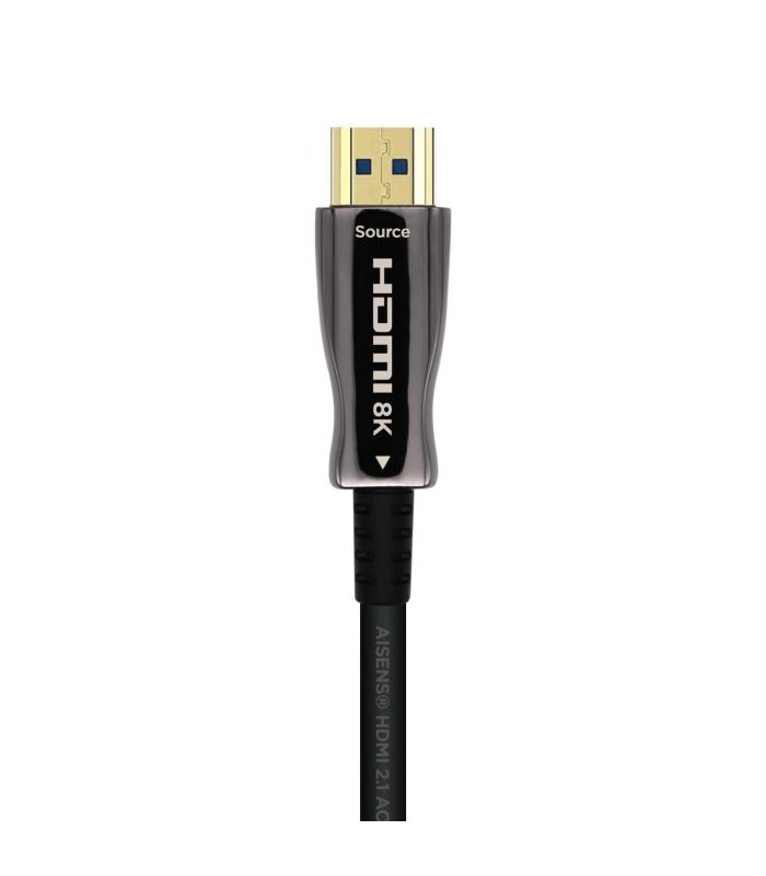 CABLE HDMI AISENS V2.1 OPTICO ACTIVO AOC 8K60HZ M M 25M NEGRO