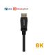 CABLE AISENS DISPLAYPORT CERTIFICADO V1.4 8K60HZ M M 2.0M NEGRO