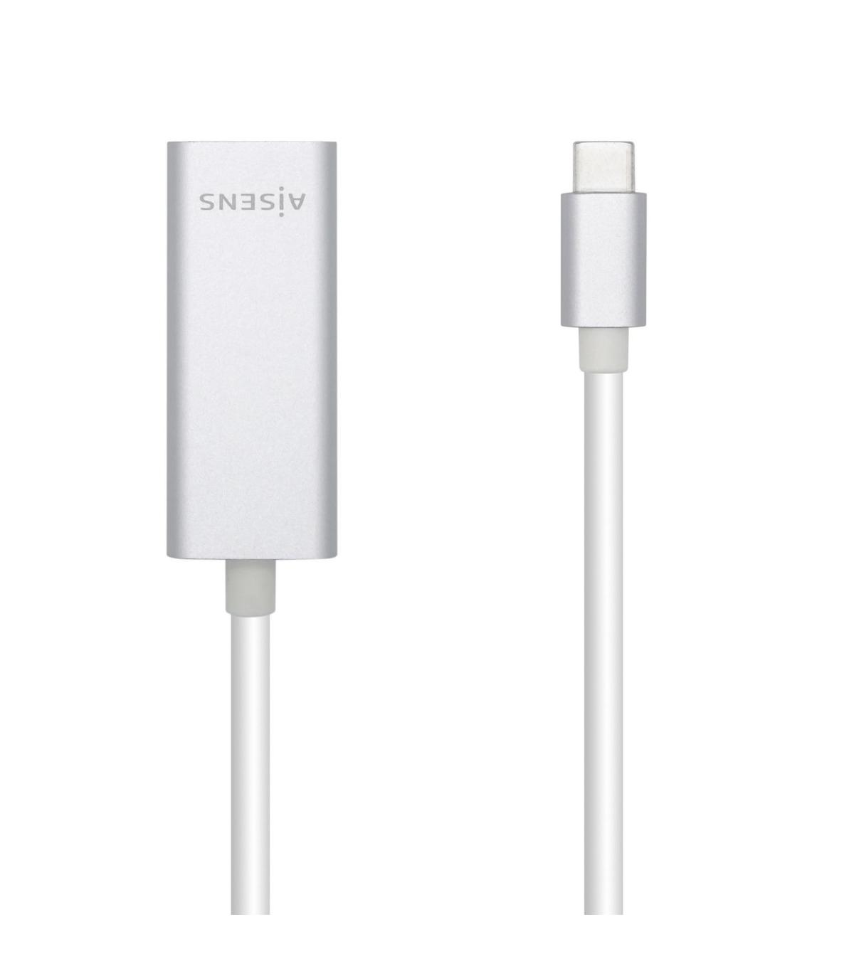 Adaptador USB Tipo-C - RJ45 Aisens A109-0505  1000Mbps