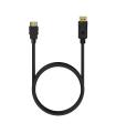 Cable Conversor Aisens A125-0550  Displayport Macho - HDMI Macho  Hasta 5W  2300Mbps  50cm  Negro