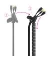 Organizador De Cables En Espiral Nanocable 10.36.0002-BK  2m