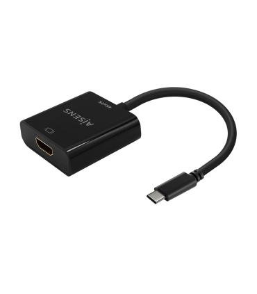 Conversor HDMI 4K 30Hz Aisens A109-0684  HDMI Hembra - USB Tipo-C Macho  15cm  Negro