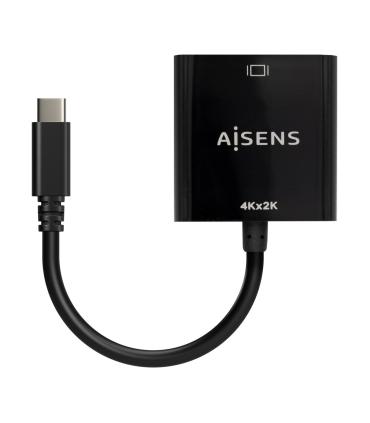 Conversor HDMI 4K 30Hz Aisens A109-0684  HDMI Hembra - USB Tipo-C Macho  15cm  Negro