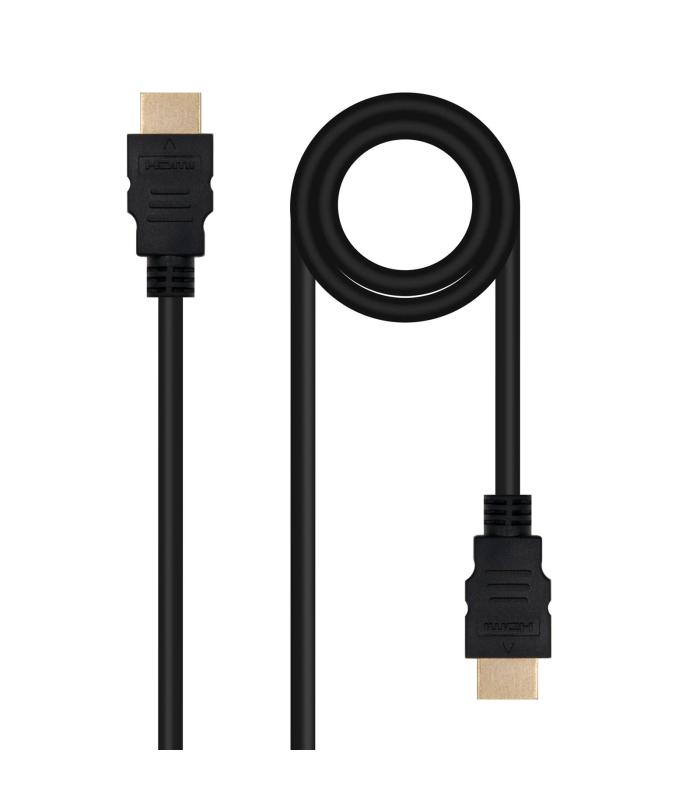 Cable HDMI 2.0 4K Nanocable 10.15.3807  HDMI Macho - HDMI Macho  7m  Negro